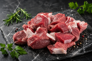 Diced Lamb